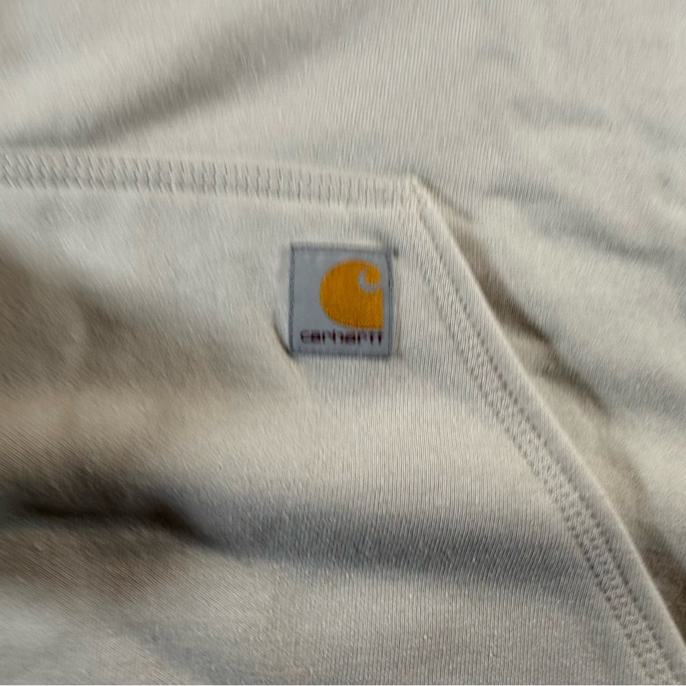 Carhartt Men's Off-White Hoodie - Picture 4 of 16